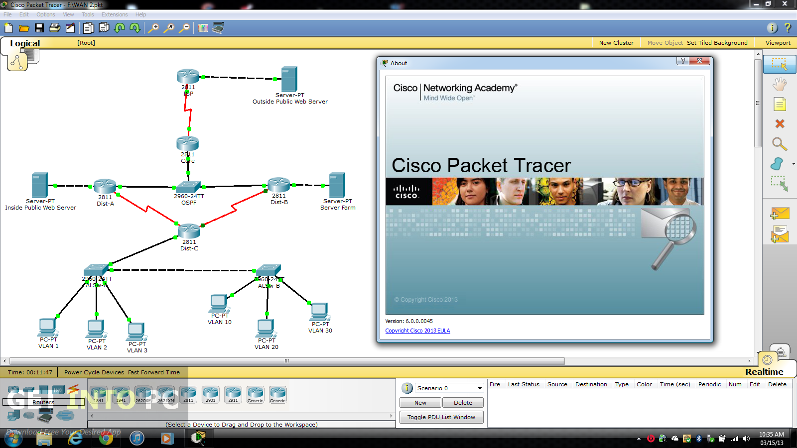 cisco packet tracer download 6.2